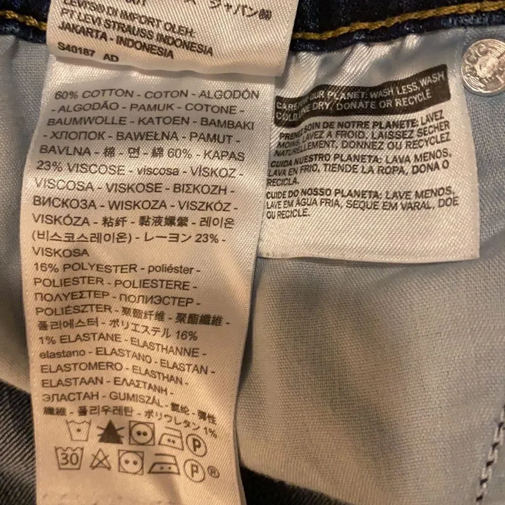 Levi’s Classic Straight Jeans Women’s 12S (W31 L28) Dark Wash